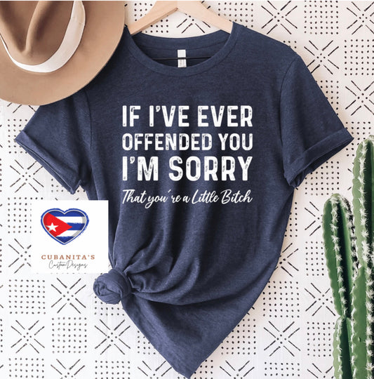 if i ever offended you. im sorry shirt