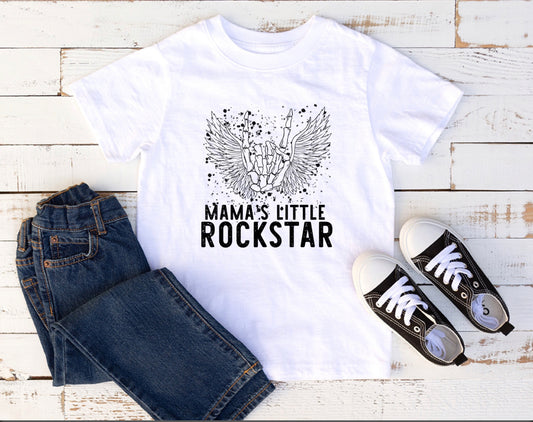 mamas little rockstar shirt