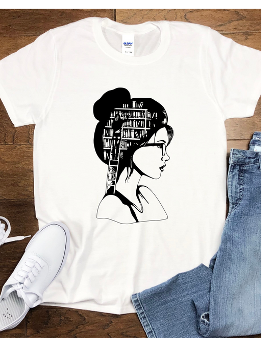 girl who loves to read books shirt